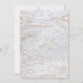 Moderne knikkers in stoffig blauw met koperen brui kaart (Achterkant)