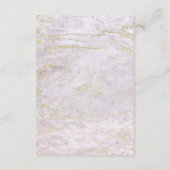 Moderne knikkers in Violet met gouden bruiloft det Informatiekaartje (Achterkant)