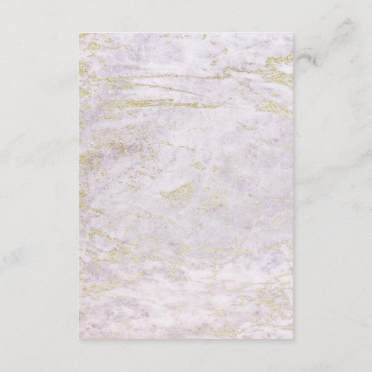 Moderne knikkers in Violet met gouden bruiloft det Informatiekaartje (Achterkant)