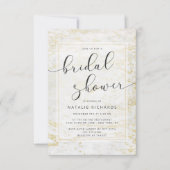 Moderne knikkers in wit met gouden Vrijgezellenfee Kaart (Voorkant)