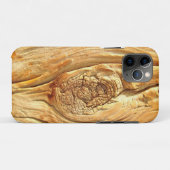 Moderne knoestige houtstructuurtextuur Case-Mate iPhone case (Achterkant (horizontaal))