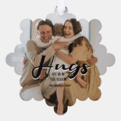 Moderne knuffels | Foto Kerstvakantie Ornament Kaart (Achterkant)