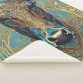 Moderne Koe Sherpa Blanket Deken (3/4)