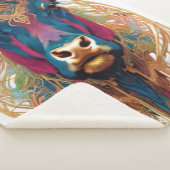 Moderne Koe Sherpa Blanket Sherpa Deken (3/4)