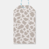 Moderne Koe Verjaardag Dank u Label Cadeaulabel (Achterkant)