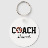 Moderne Koekbal Koekbank Graffiti & naam Sleutelhanger (Voorkant)