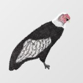 Moderne koele condor raamsticker (Vel)