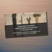 Moderne Koele Handgereedschap Handyman Magnetisch Visitekaartje