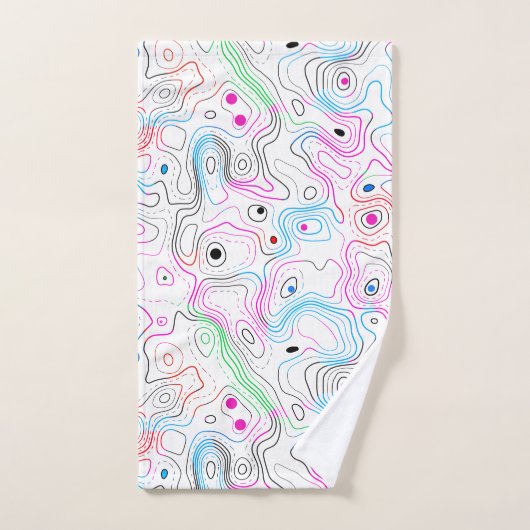 Moderne, koele houthedrager bad handdoek (Handdoek)