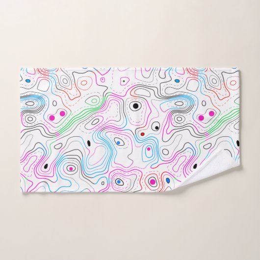 Moderne, koele houthedrager bad handdoek (Handdoek)