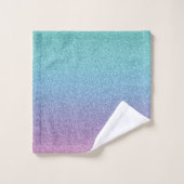 Moderne Koele Kleurrijke Regenboog Glitters Bad Handdoek (Wasdoekje)