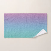 Moderne Koele Kleurrijke Regenboog Glitters Bad Handdoek (Handdoek)