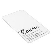 Moderne koele leuke beste neef ooit definitie magneet (Rechterzijde)