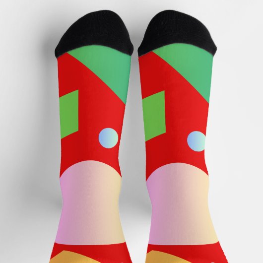 Moderne koele schattige levendige geometrische ach sokken (Top)