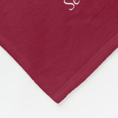 Moderne koele stiefvader stiefvader fotocollage fleece deken (Hoek)