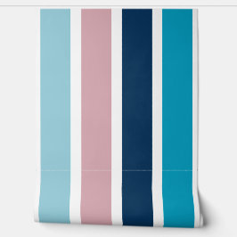 Moderne koele toonstreep behang