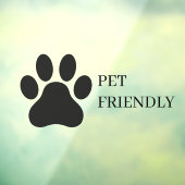 Moderne koeling van Venster Pet Friendly van winke Raamsticker (Vel 3)