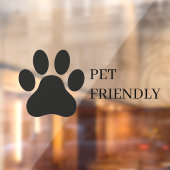 Moderne koeling van Venster Pet Friendly van winke Raamsticker (Vel 2)