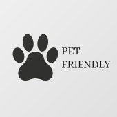 Moderne koeling van Venster Pet Friendly van winke Raamsticker (Vel)
