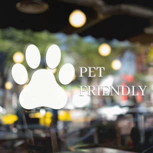 Moderne koeling van Venster Pet Friendly van winke Raamsticker