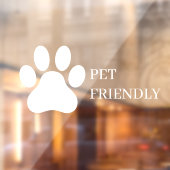 Moderne koeling van Venster Pet Friendly van winke Raamsticker (Vel 2)
