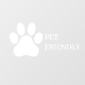 Moderne koeling van Venster Pet Friendly van winke Raamsticker (Vel)