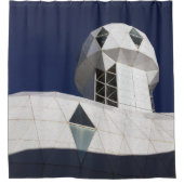 Moderne Koepelarchitectuur Douchegordijn (Voorkant)