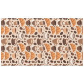 Moderne koffie esthetisch patroon tafelkleed (Voorkant (Horizontaal))