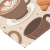 Moderne koffie esthetisch patroon tafelkleed (Gekanteld)