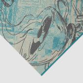 Moderne koffie-kunst tissuepapier (Detail)