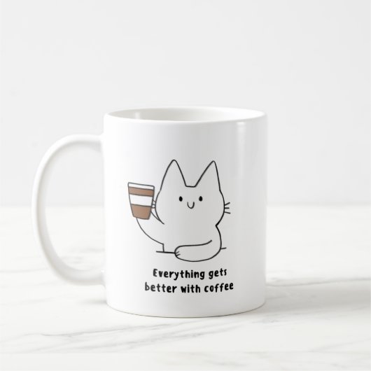 Moderne koffie Mok (Links)