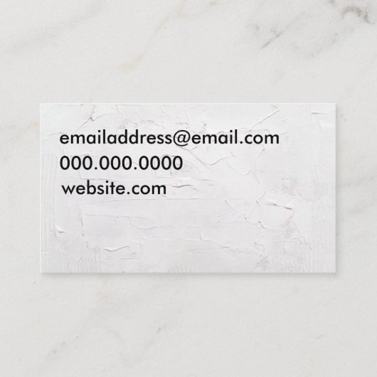 Moderne koffie visitekaartje (Achterkant)