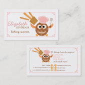 Moderne koffiebakkerij visitekaartje (Voorkant / Achterkant)