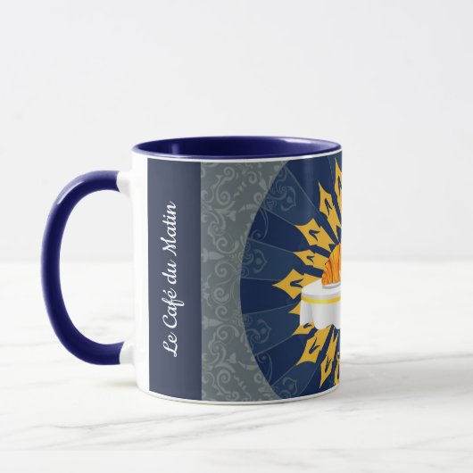 Moderne koffiebar Deco esthetiek gepersonaliseerd Mok (Links)