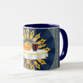 Moderne koffiebar Deco esthetiek gepersonaliseerd Mok (Voorkant rechts)