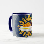 Moderne koffiebar Deco esthetiek gepersonaliseerd Mok (Voorkant links)
