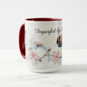 Moderne koffiebar deco esthetiek gepersonaliseerd mok (Voorkant links)