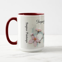 Moderne koffiebar Deco-esthetiek Persoonlijk gemaa Mok