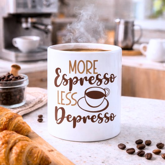 Moderne koffiehumor koffiemok