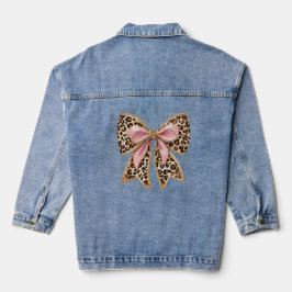Moderne kokette strik  denim jacket