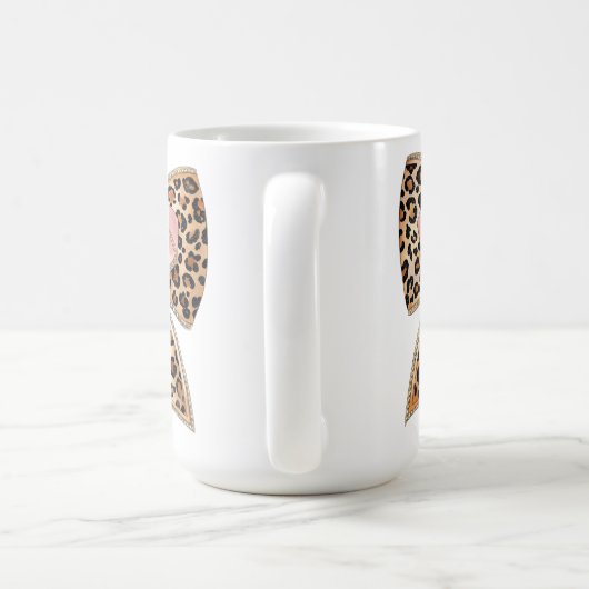Moderne kokette strik koffiemok (Handvat)