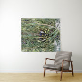 Moderne Kokospalm Tropische Groenvoorziening   Wandkleed (In Situ (horizontaal))