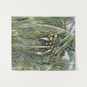 Moderne Kokospalm Tropische Groenvoorziening   Wandkleed (Voorkant (horizontaal))