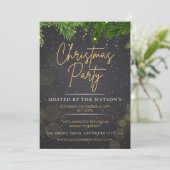 Moderne 'Kom langs' Kerstman Kerstfeest Kaart (Staand voorkant)