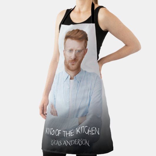 Moderne koning van de Keukenfoto | Naam Apron Schort (Insitu)