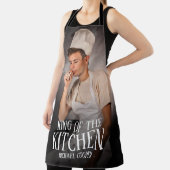 Moderne koning van de Keukenfoto | Naam Apron Schort (Insitu)