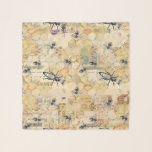 Moderne  koningin Bee Pattern Sjaal<br><div class="desc">Moderne  koningin is geel patroon. Ideaal geschenk voor een imker.</div>
