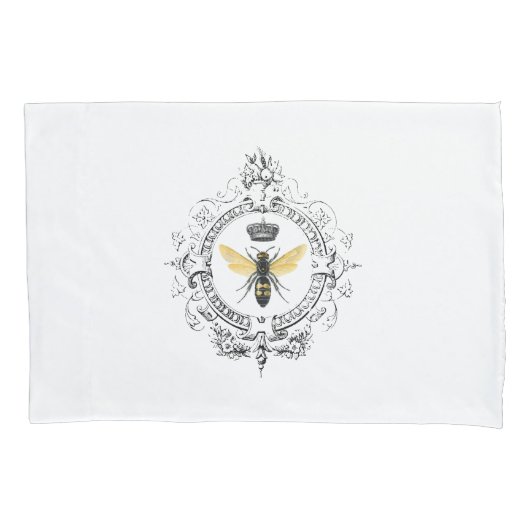 Moderne  koningin Bee set van pelzen Kussensloop (Voorkant-Links)