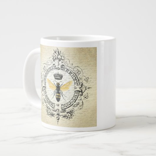 moderne koningin grote koffiekop (Links)