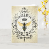 moderne  koningin kaart (Gele Bloem)